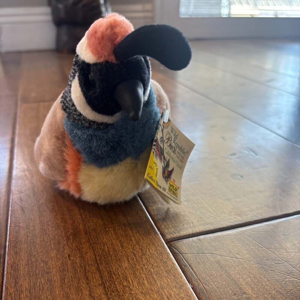 NWT Wild Republic California Quail Plush Game Birds Series 1 Sound Not Working